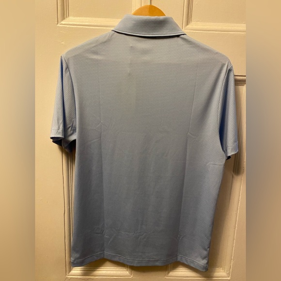 Rorie Whelan Golf UPF 50 blue & white polo - Picture 2 of 6